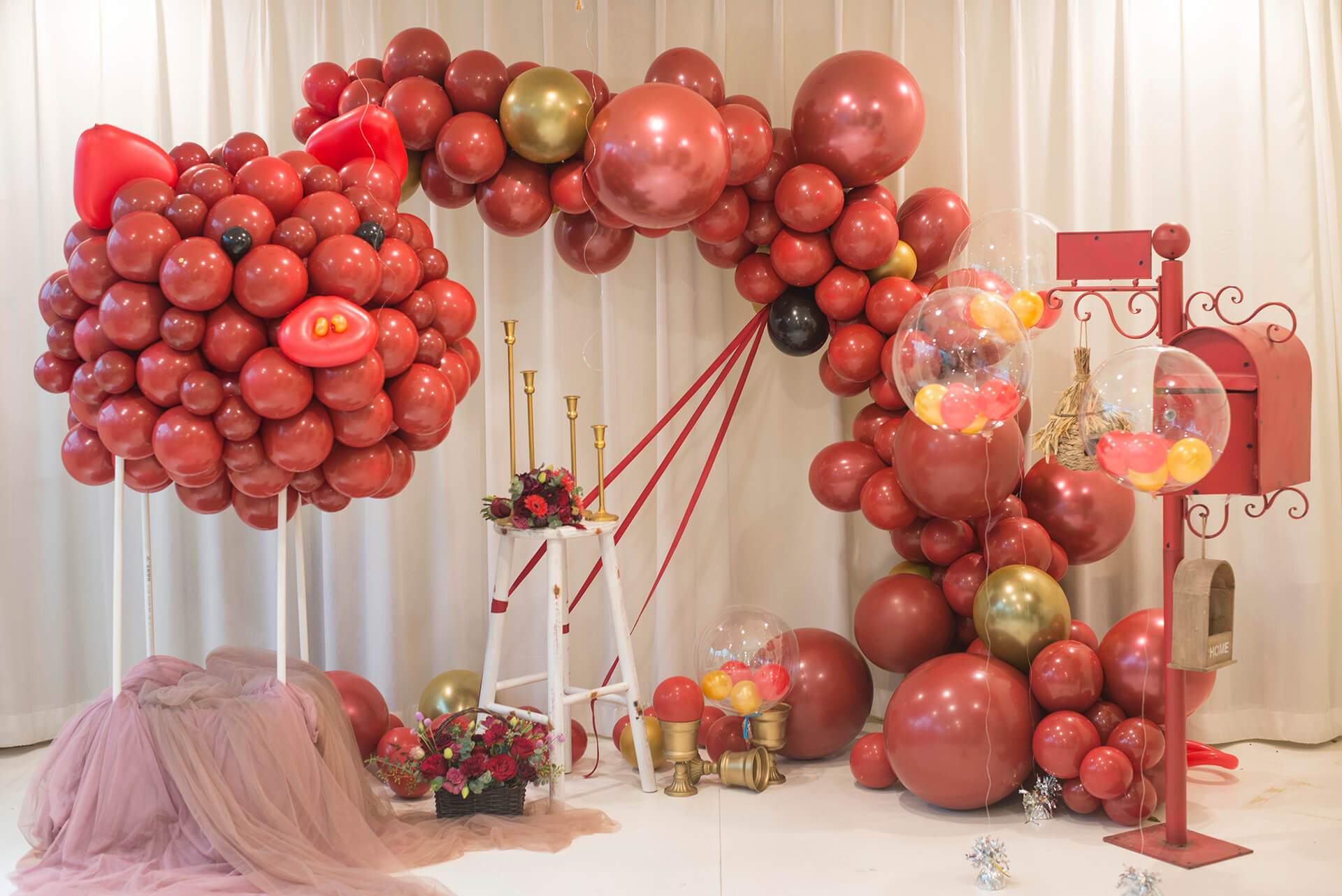 12寸大号加厚五面全花印刷气球 2.8克婚庆店铺装饰圆形印花气球-阿里巴巴